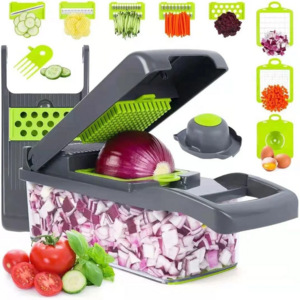 Multifunctional Vegetable Cutter Slicer Fruit Peeler Grater Kitchen Accessories Basket Vegetable Slicer