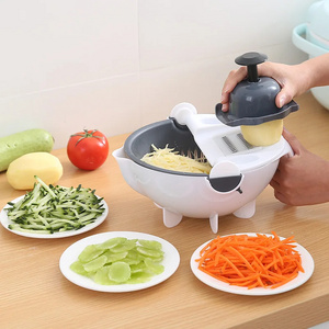 Multifunction Kitchen All-in-One Colander Grater Accessories Salad Magic Fruit Slicer Cutter Machine Vegetable Chopper tool