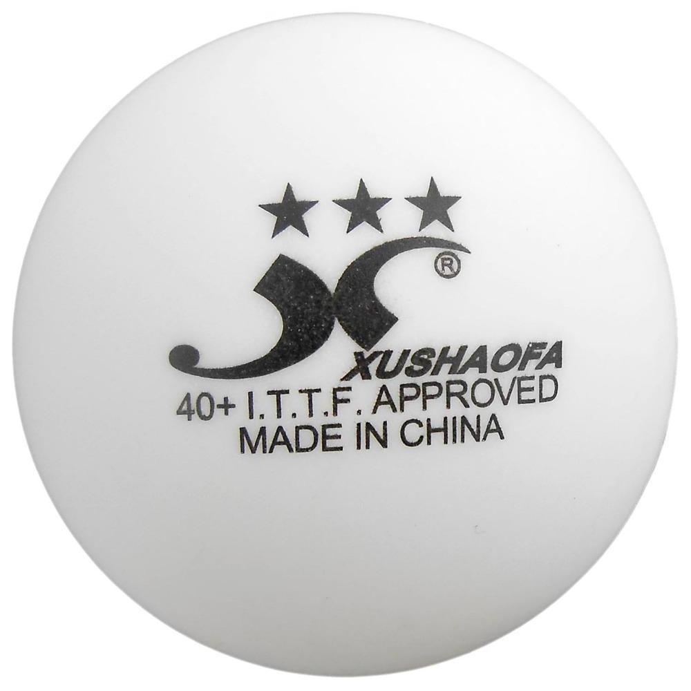 Wholesale Tennis Table Ball New Material 40mm Seamless XUSHAOFA Brand Table Tennis Ball 3 Star Table Tennis