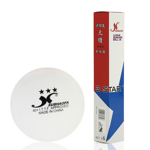 Wholesale Tennis Table Ball New Material 40mm Seamless XUSHAOFA Brand Table Tennis Ball 3 Star Table Tennis