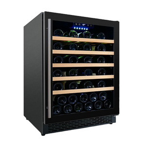 One Bottle Wine Refrigerator Small Wine Cooler Champagne Chiller Cold Showcase Mini Fridge with Lock and Key