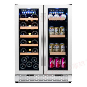 Steel Double-wall Vacuum Oem Beer Can Cooler Double Wall Wine Cooler Refrigerators Cooling Redbull Drink