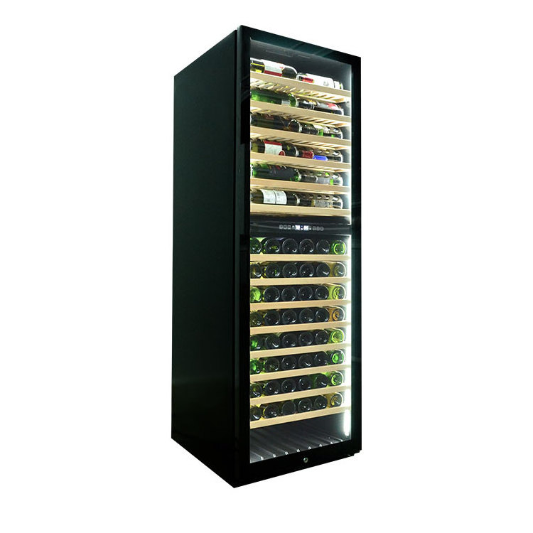 120V Wine Fridge Frigo Vino 459L Red Refrigerator 200 Bottles Compressor Wine Cooler