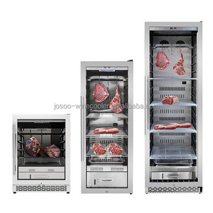 Josoo Wholesale Custom Commercial Dry Age Meat Cabinet Compressor Meat Steak Fridge Meat Dry Aging