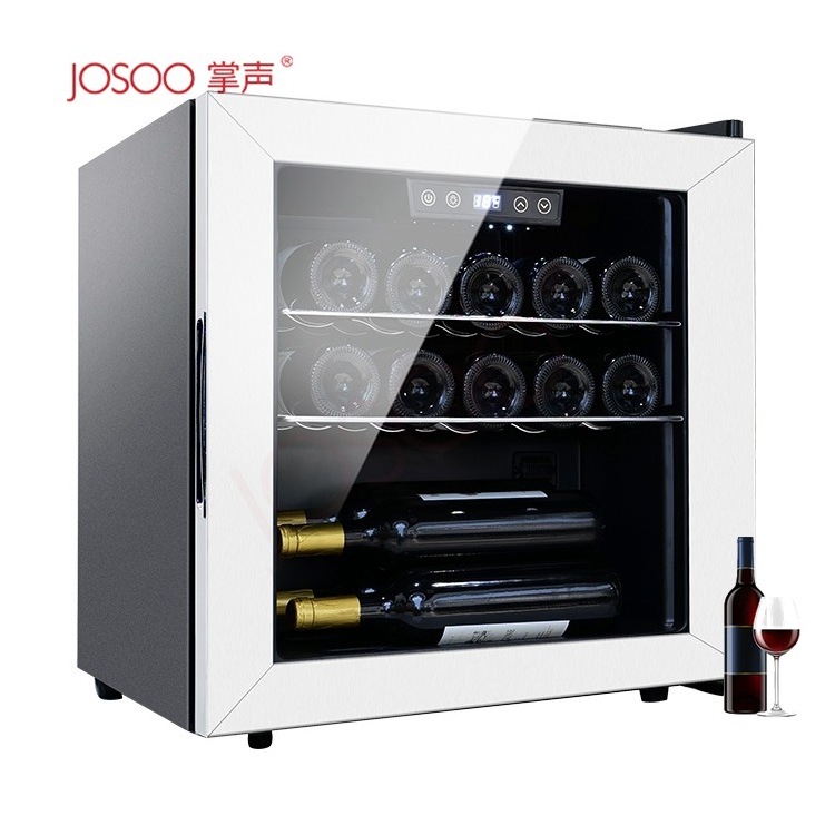 Full Glass Wine Refrigerator Stainless Steel Gas Small Display Mini Fridge with Freezer Refrigerators for Flowers