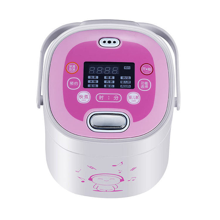 korean multifunction pink color rice cookers 1 cup mini electric rice cooker with ceramic inner pot