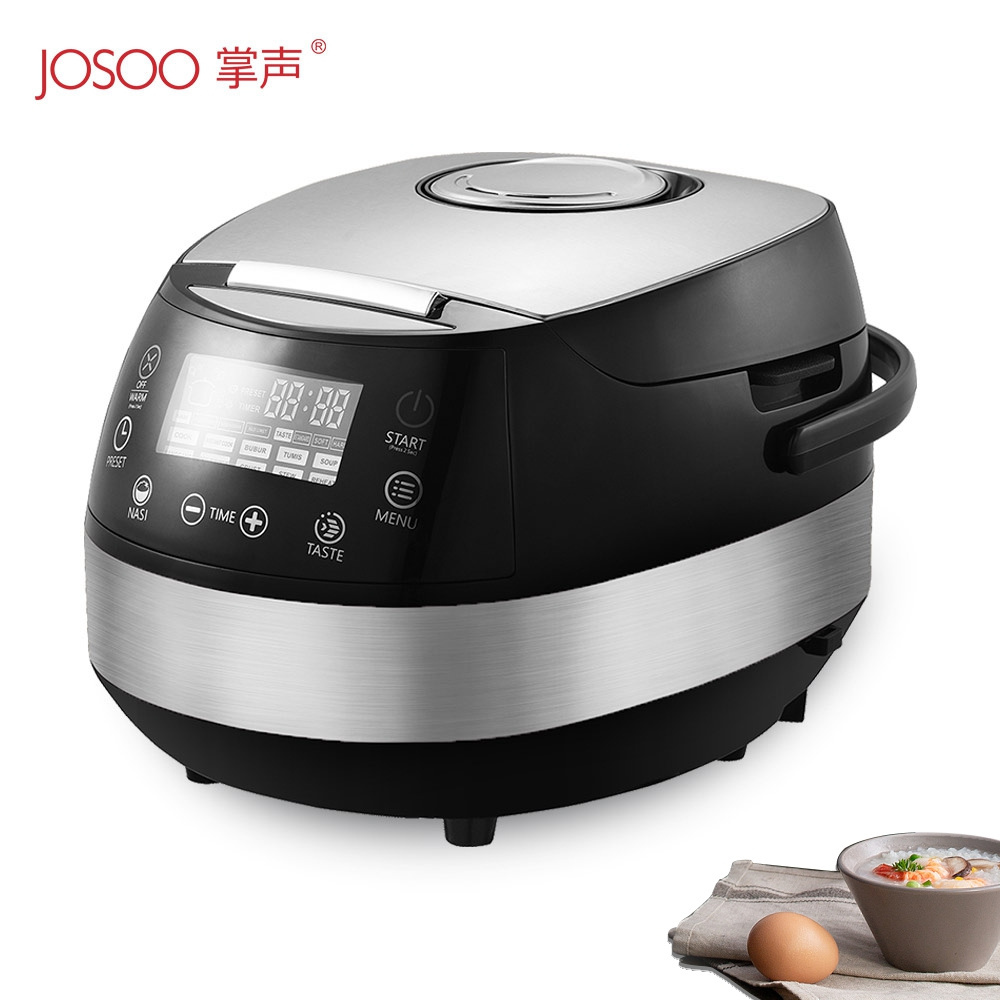 Josoo brand kitchen appliance stainless steel electric steam cooker food steam rice cooker mini