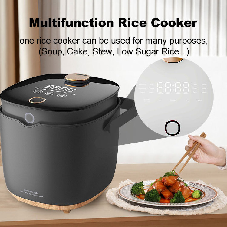 JOSOO professional new design cooker cheap electric home cook rice mini multicooker low sugar less