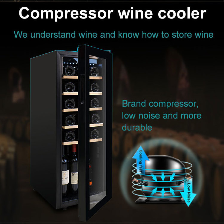 High Quality Competitive Price Skinny Can Cooler Wine & Beverage Coolers Showcase Fridge Ice Cellars Cooling System