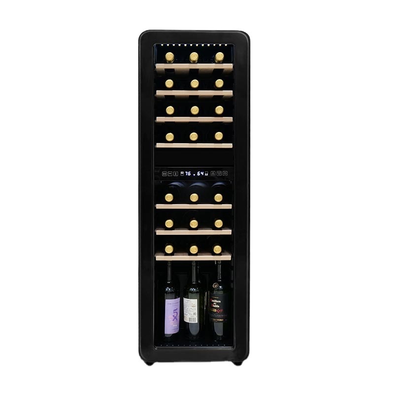 Customized Logo Wine and Beverage Coolers Cold Red Fridge Cabinet with Unique Style Display Racks Automatic Wine Dispenser