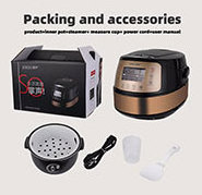 kitchen appliances home 900W 5L smart multi function electric rice cooker 6 cup 10 non-stick cookers 4L