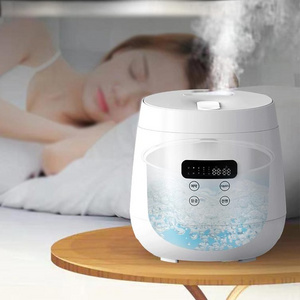 Korea warm mist air ss humidificador stainless steel humildifier heating sterilizer top fill humidifier steam for bedroom