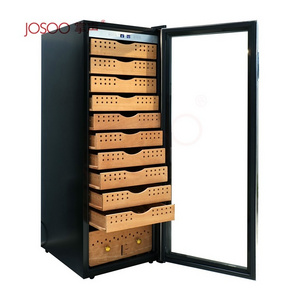 Oem 2023 New Precise Wooden Humidors Climate Be Controlled Cigar Cabinet Humidor Fridge