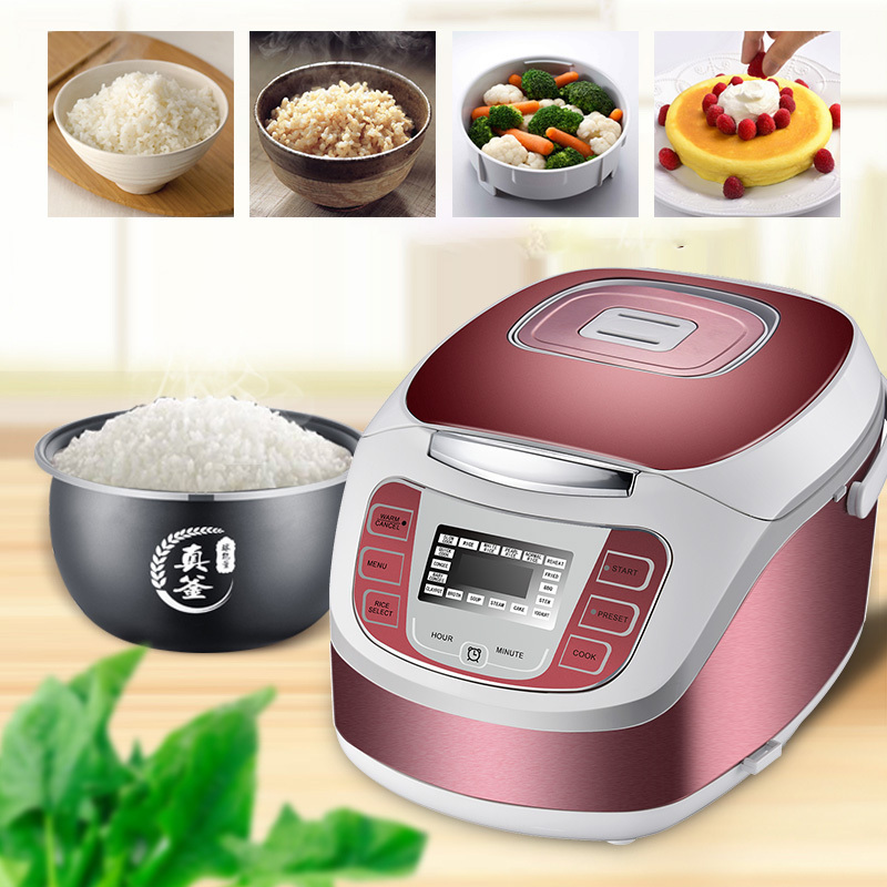 Best quality kitchen accessories 220v gold meat cooker multi function electric smart price rice cooker