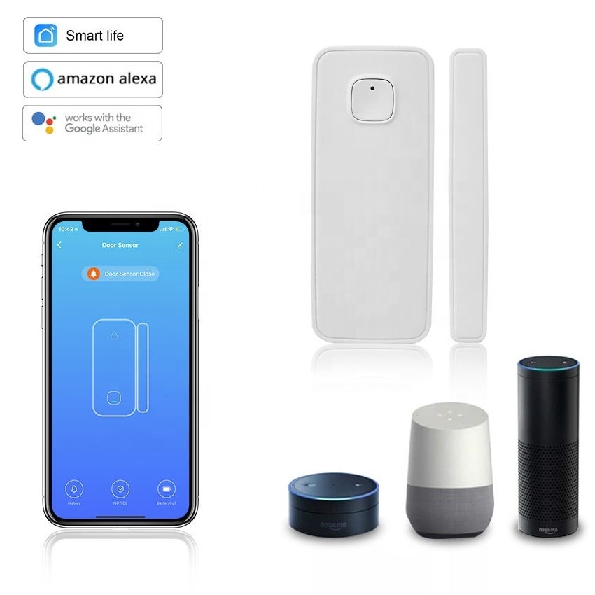 TUYA Smart WiFi Alarm System Door Sensor Detector Switch for Alexa Google Home