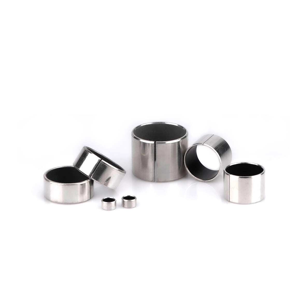 Steel Bearing DU Sleeve Self Lubricating Oilless Metal PTFE Bush Oil Sliding Pap Bushing