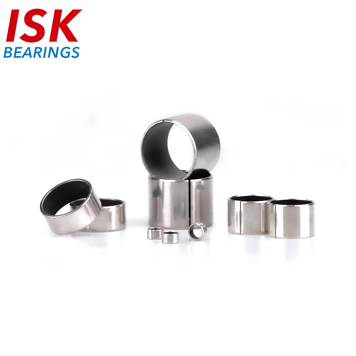 Steel Bearing DU Sleeve Self Lubricating Oilless Metal PTFE Bush Oil Sliding Pap Bushing