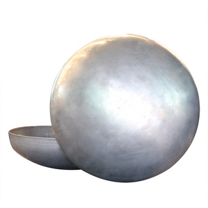 Manufacturer sells large carbon steel stainless steel dished elliptical conical hemispherical pressure vessel head end caps