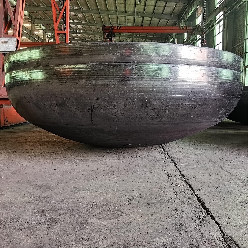 Carbon Steel Elliptical Tank Head Dished End Making According To Drawing  Hemispherical head