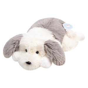 Factory Wholesale Fluffy Long Plush Dog Stuffed Toy Pillow Soft Plush Toys for Home Decor Kids Gifts