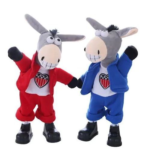 Voice Recording Repeats Dancing Singing Electronic Taling Walking Donkey Stuffed Plush Toys