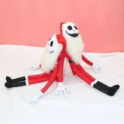 The Nightmare Before Christmas Plush Doll Anime Jack Demon Skull Plush Toys Halloween Gifts Skeleton Stuffed Plush Custom Doll