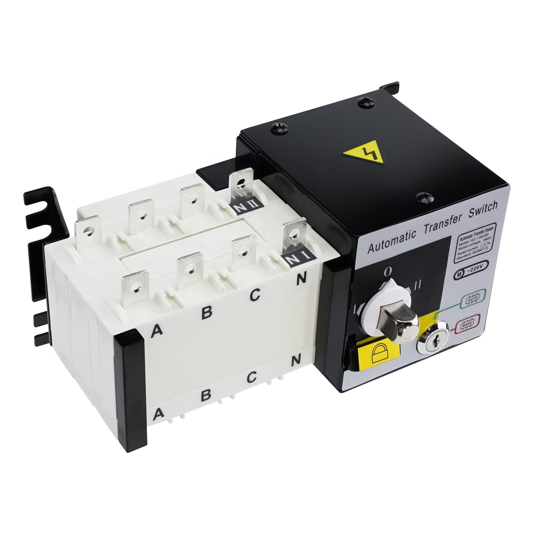 JOTTA PC Type Automatic Transfer Switch 4P 63A 100A 220V 50/60Hz Dual Power ATS Switch Automatic Transfer