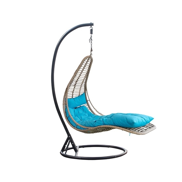 balcony furniture outdoor swing patio hammock rattan lounge chair