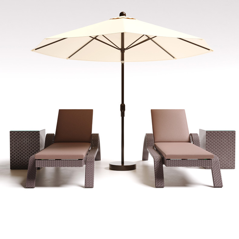 New design sun loungers for pool side hotel outdoor beach bed sun lounger chair