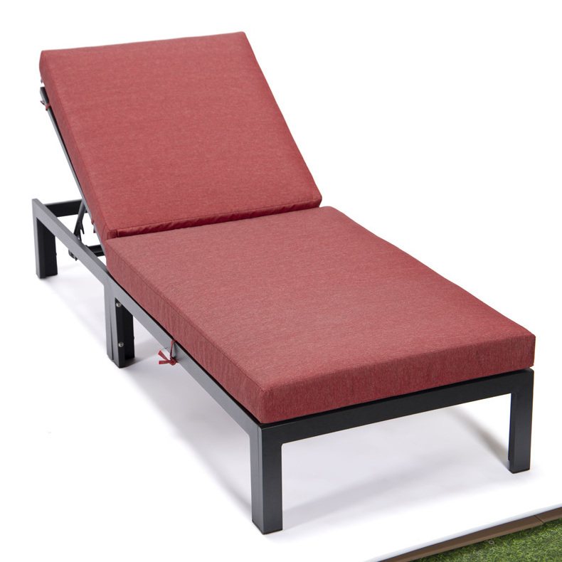 Advanced technology customized waterproof beach chair bed outdoor furniture Sun lounger cushions