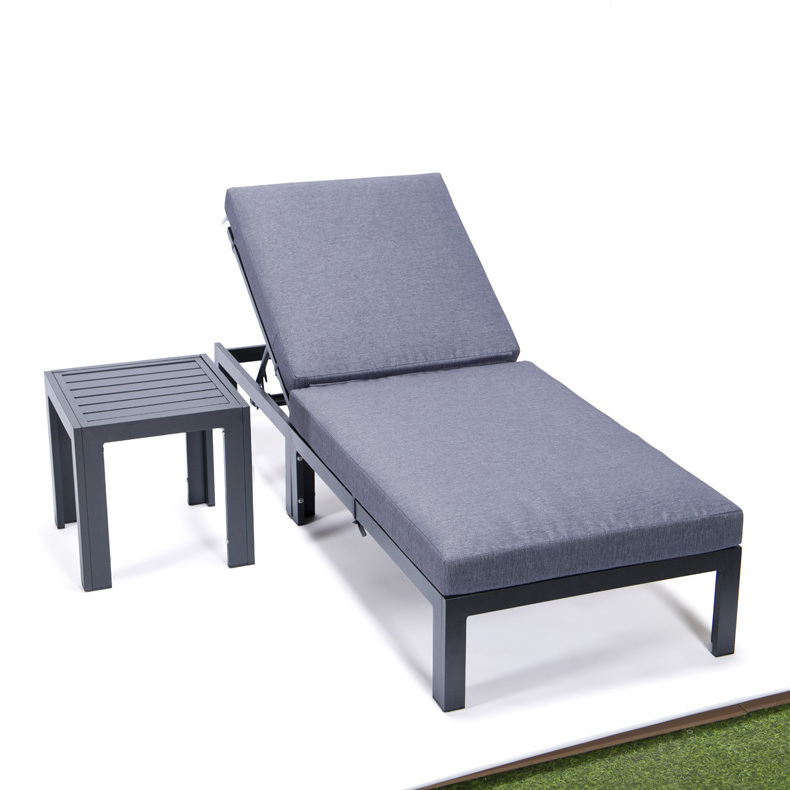 Advanced technology customized waterproof beach chair bed outdoor furniture Sun lounger cushions