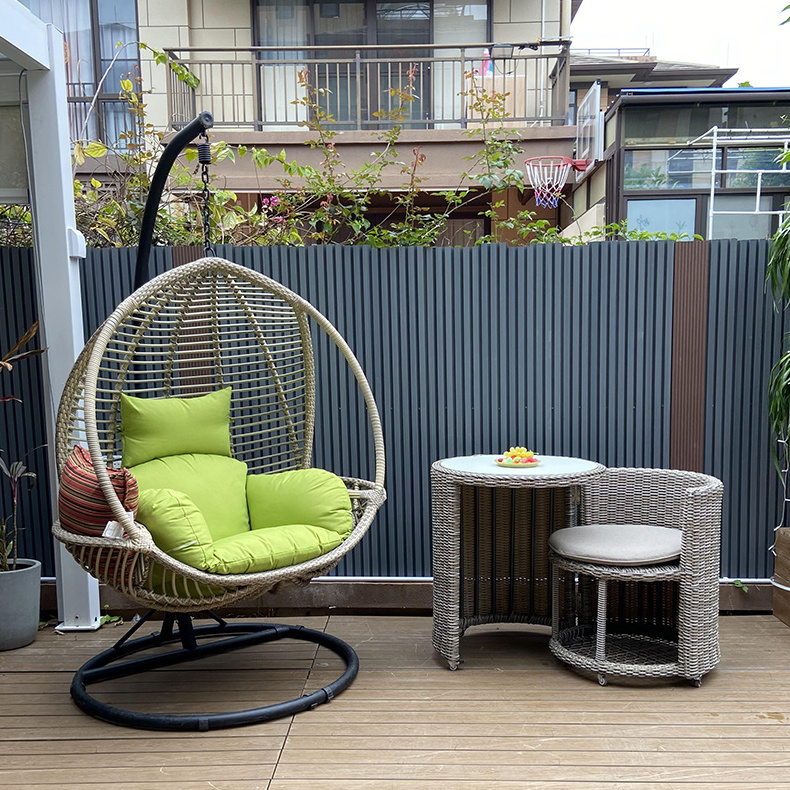 Best Selling Hanging Egg Chair Swing Rattan Wicker Garden Patio Swings Hanging Chair Outdoor Swing Chair