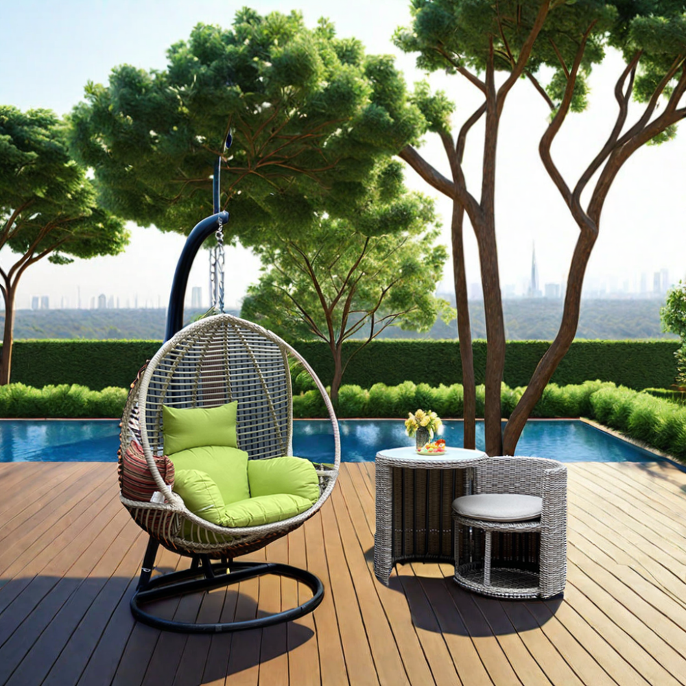 Best Selling Hanging Egg Chair Swing Rattan Wicker Garden Patio Swings Hanging Chair Outdoor Swing Chair