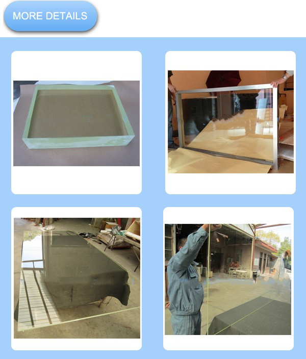 Transparent Lead Glass Manufacturer Lead Window Radiation Protection for X-ray Room Install