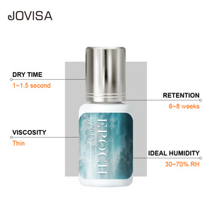 JOVISA EPOCH top selling eyelash glue 1-1.5sec waterproof own logo latex free lash glue