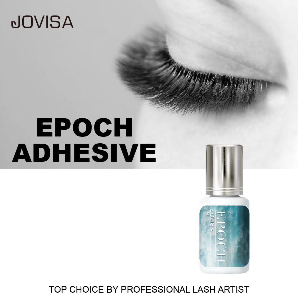 JOVISA EPOCH top selling eyelash glue 1-1.5sec waterproof own logo latex free lash glue