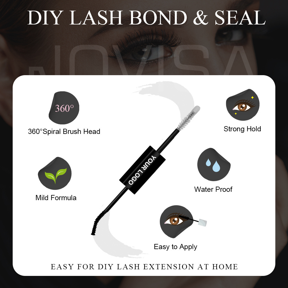 DIY Eyelash glue as bond and seal forSegmented Eyelashes cluster lashes Lash glue for diy lash kit