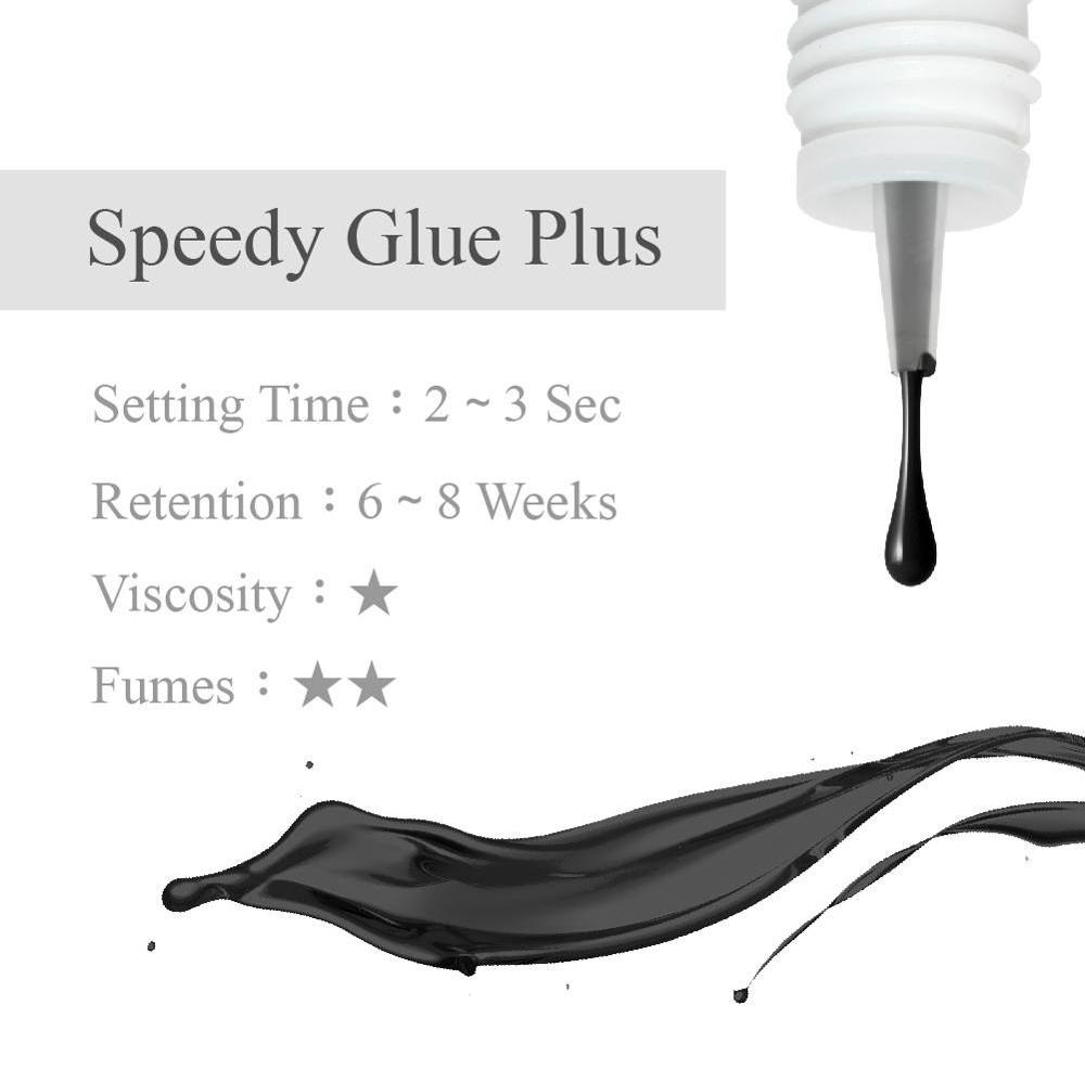 JOVISA Eyelash Extension Glue | Speedy Glue Plus A-22 | 2-3 Sec Drying Time | 6-8 Weeks Retention