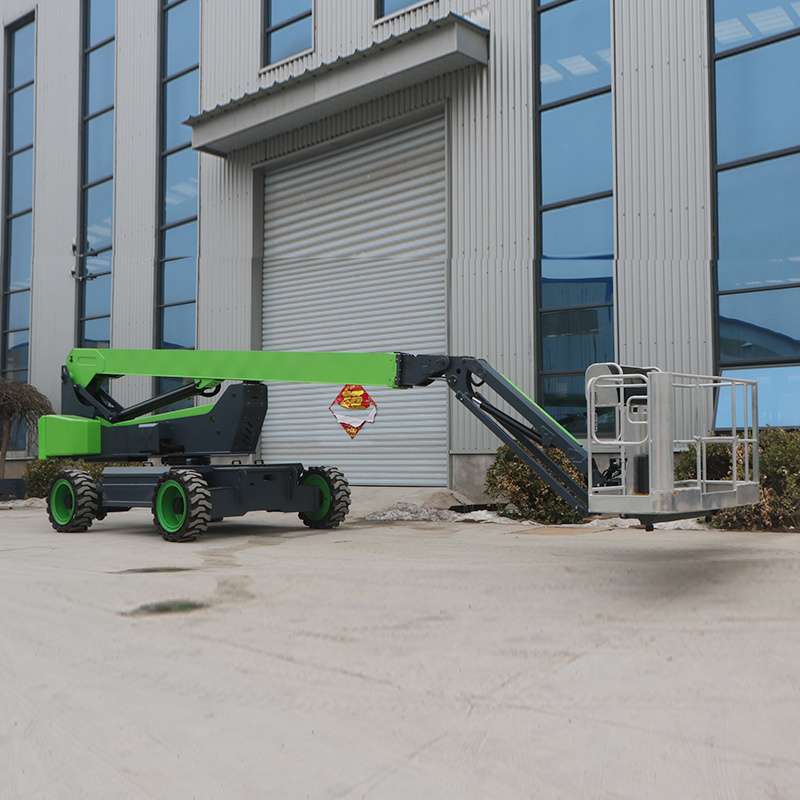 JOVOO truck mounted telescopic 30m  36m 40m  boom lift Electric /Diesel towable cherry picker for sale