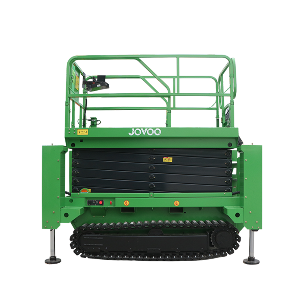 JOVOO 10m/12m scissor lift man aerial work mobile scissor man lift table hydraulic electric  scissor platform lift