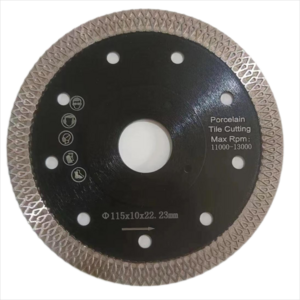 continuous rims diamond saw blade 115mm for porcelain tile blade