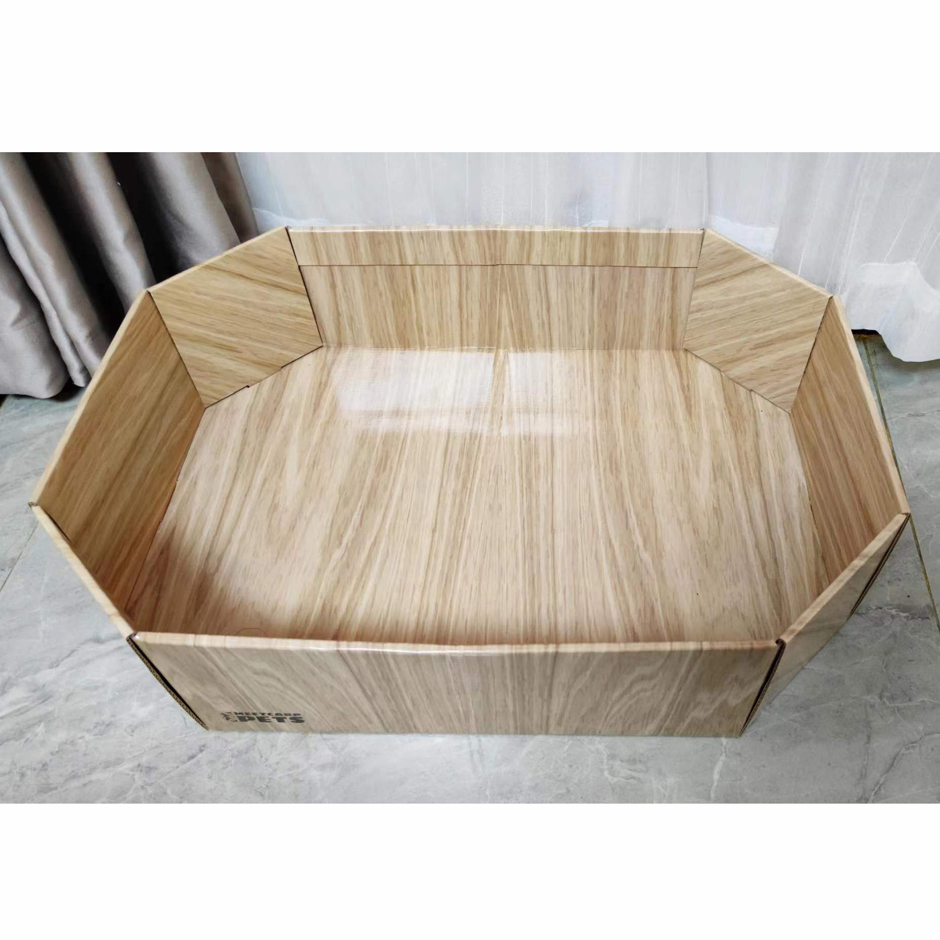 Disposable Cat Litter Boxes Foldable Cardboard Kitty Litter Tray Travel Portable Kitten Litter Pan Low Entry Paper Cat Toilet