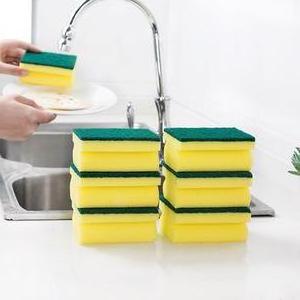 Scouring pad sponge scouring pad thick heavy duty scouring pad adhesive