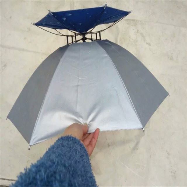 J1020 1 dollars head umbrella ,cheap umbrella hat for adults and kids