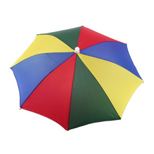 J1036 35cmX8panels steel frame promotional head umbrella,cap umbrella ,umbrella hat