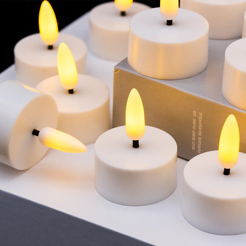 High Performance Customized Led Tea Lights Candles With Remote Battery Included Electrical Led Candle White Flameless Led Candle