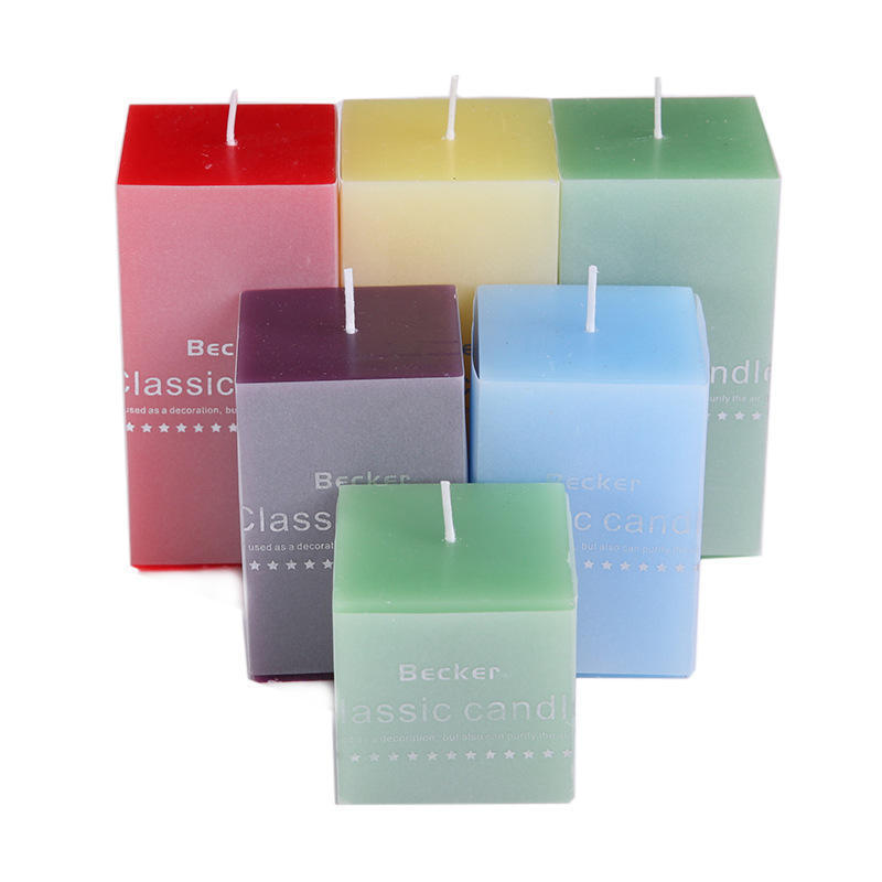 Factory Direct Rounded Smokeless Luxury Soy Candles Gifts Unscented Aromatherapy  Pillar Candle