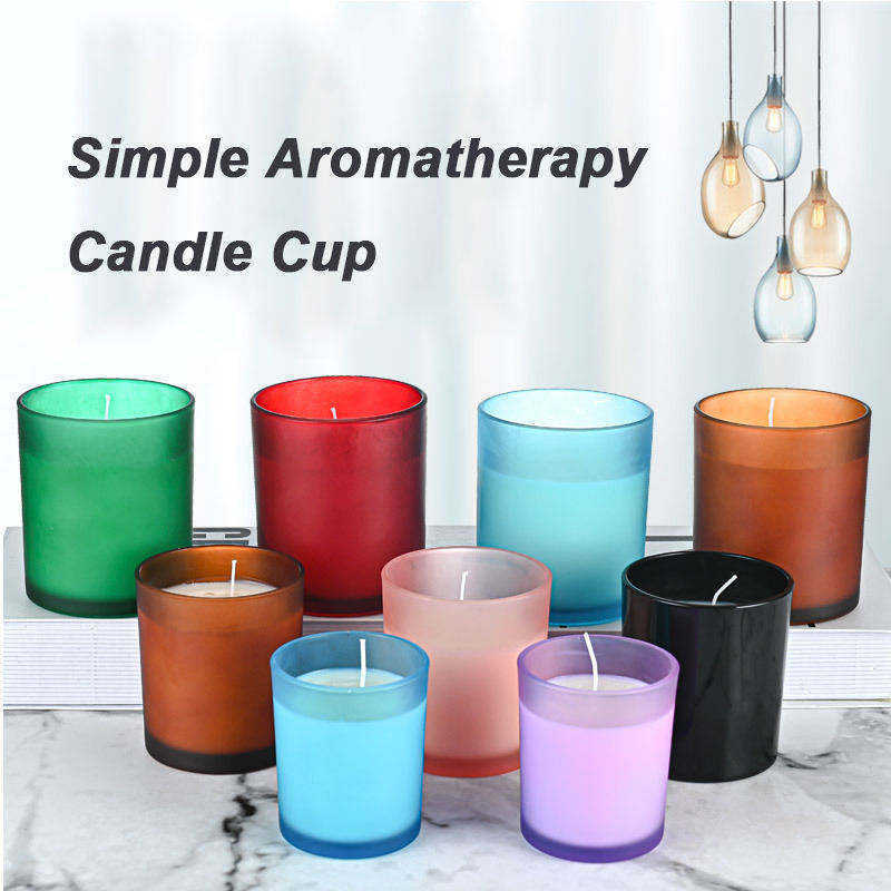 Best Selling Cheap Round Black White Frosted Pink Wedding Votive Aromatherapy Candles Candle Holders