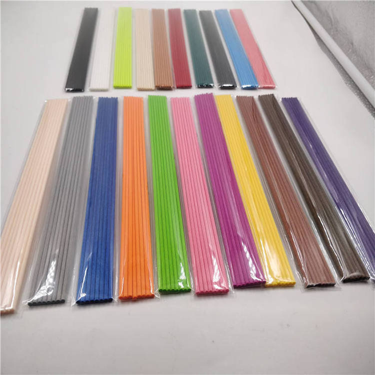 3mm 4mm Black Pink Blue Natural Colorful Available Aroma Reed Fiber Diffuse Stick