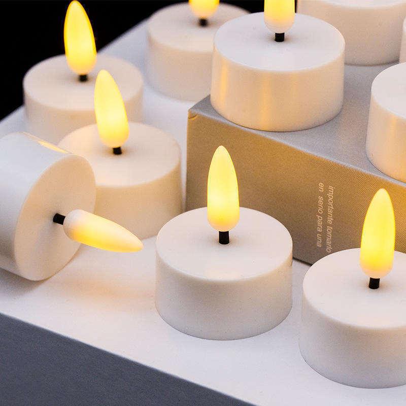 Directly Provided By The Manufacturer Warm White Flickering Battery Powered Flameless Candles Led Votive Candles